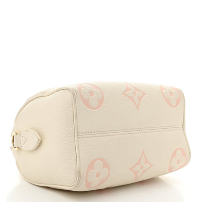 Louis Vuitton Empreinte Monogram Giant Speedy Bandouliere 20 Latte Chamallow 4 of 11