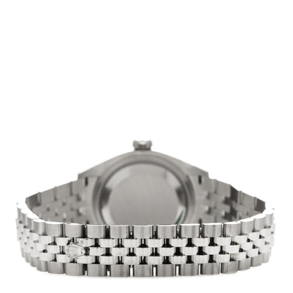 Rolex Stainless Steel 18K White Gold 28mm Oyster Perpetual Datejust Watch Pink Roman 279174 3 of 5