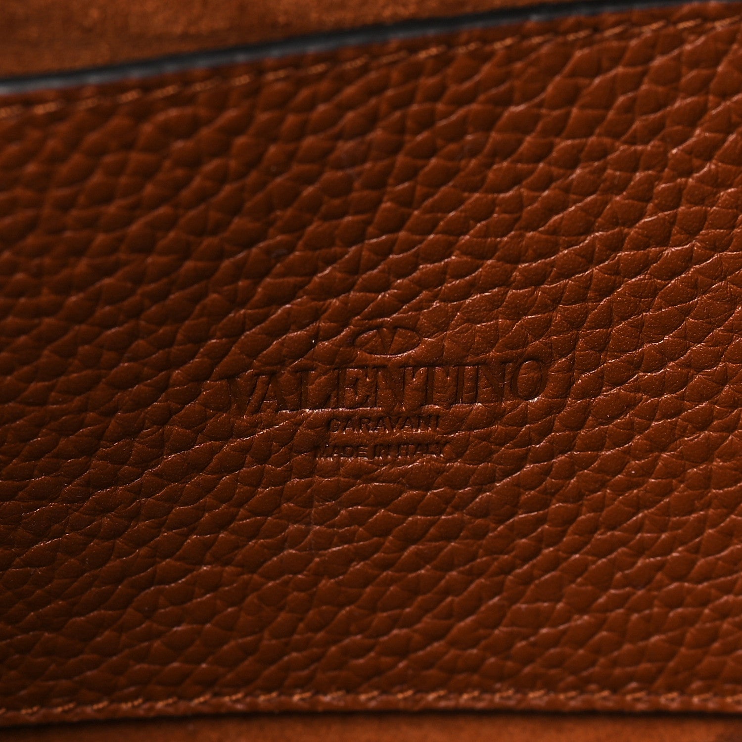 Valentino Garavani Pebbled Calfskin Medium Rockstud Flip Lock Crossbody Bag Saddle Brown 6 of 10