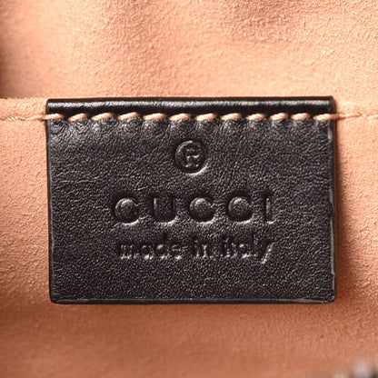 Gucci Calfskin Matelasse GG Marmont Belt Bag 75 30 Black 6 of 8