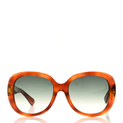 Gucci Round Sunglasses GG0140SA Avana Green 2 of 5