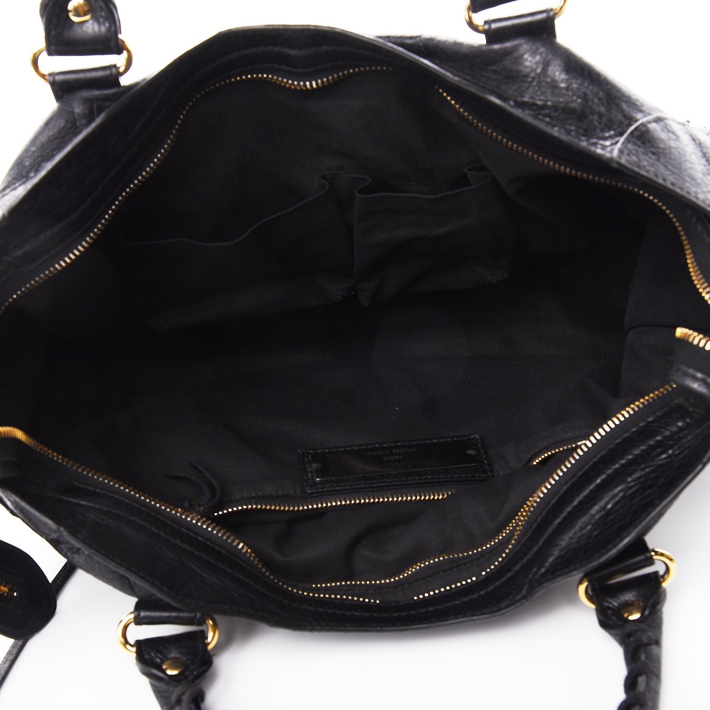 Agneau Classic Gold Hardware City Black