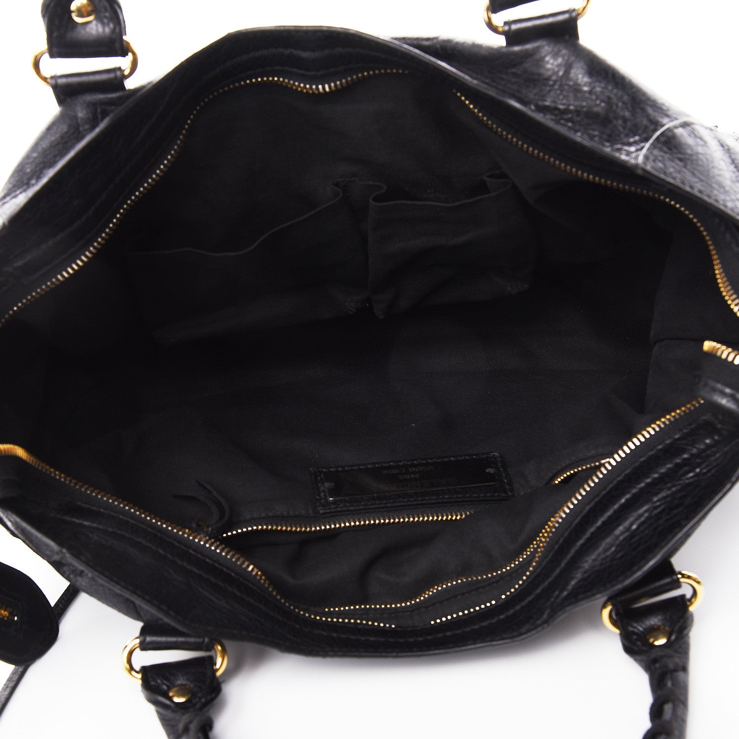 Balenciaga Agneau Classic Gold Hardware City Black 5 of 9