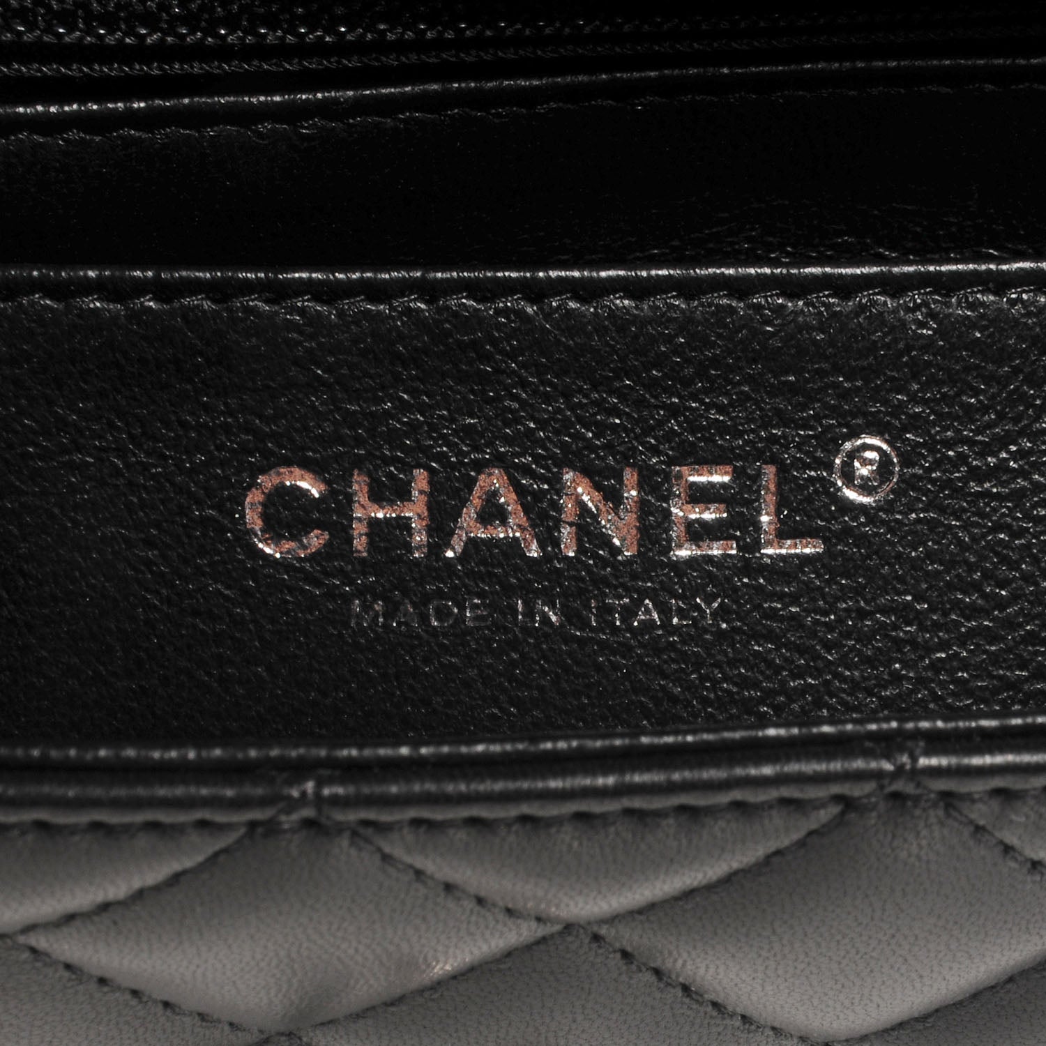 Chanel Lambskin Quilted Mini Flap Black 7 of 9