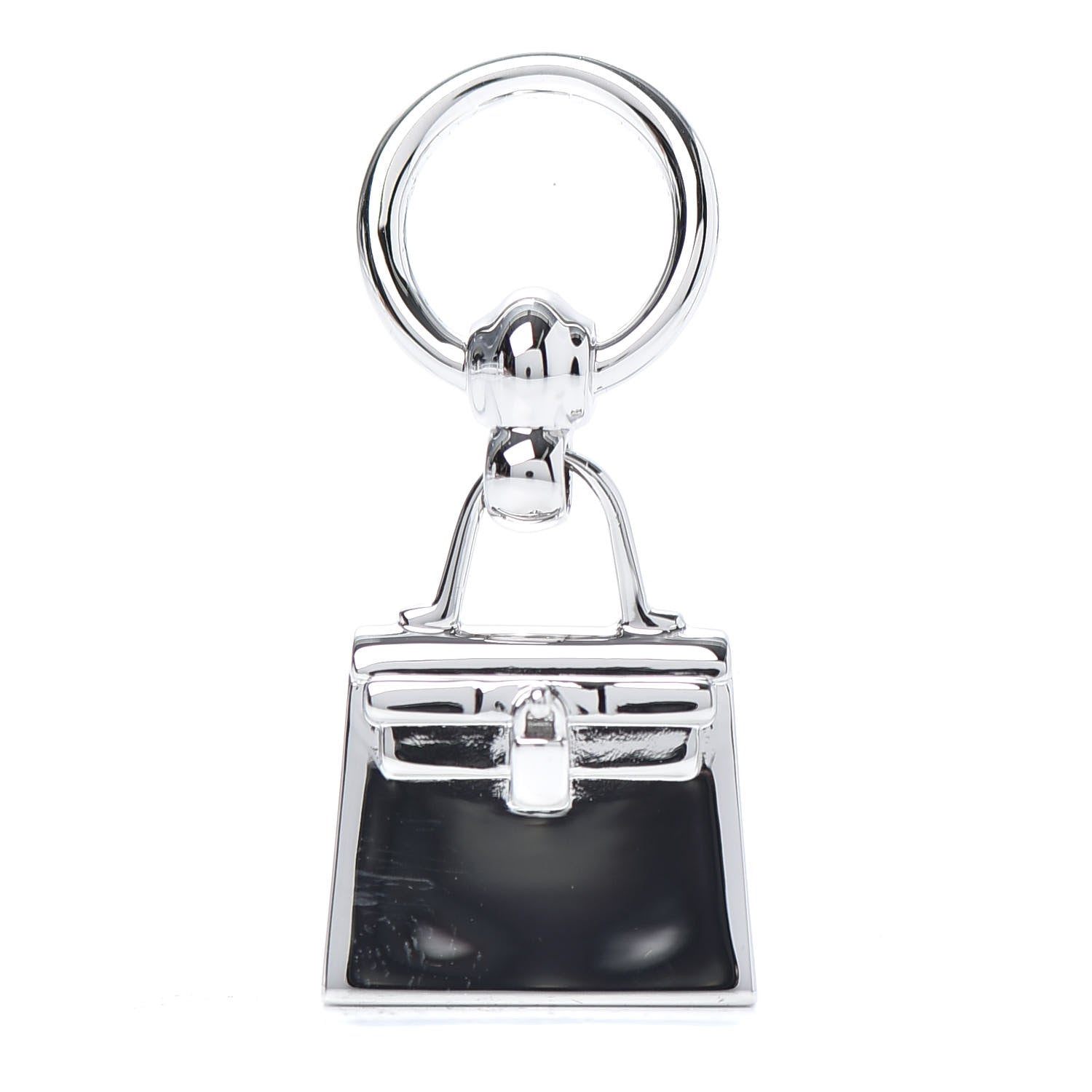 Hermes Palladium Mini Kelly Twilly Ring 1 of 3