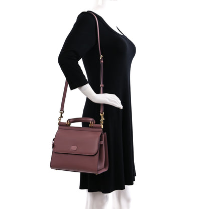 Dolce & Gabbana Vitello Morbido Small Sicily 58 Bag Dusty Pink 2 of 8