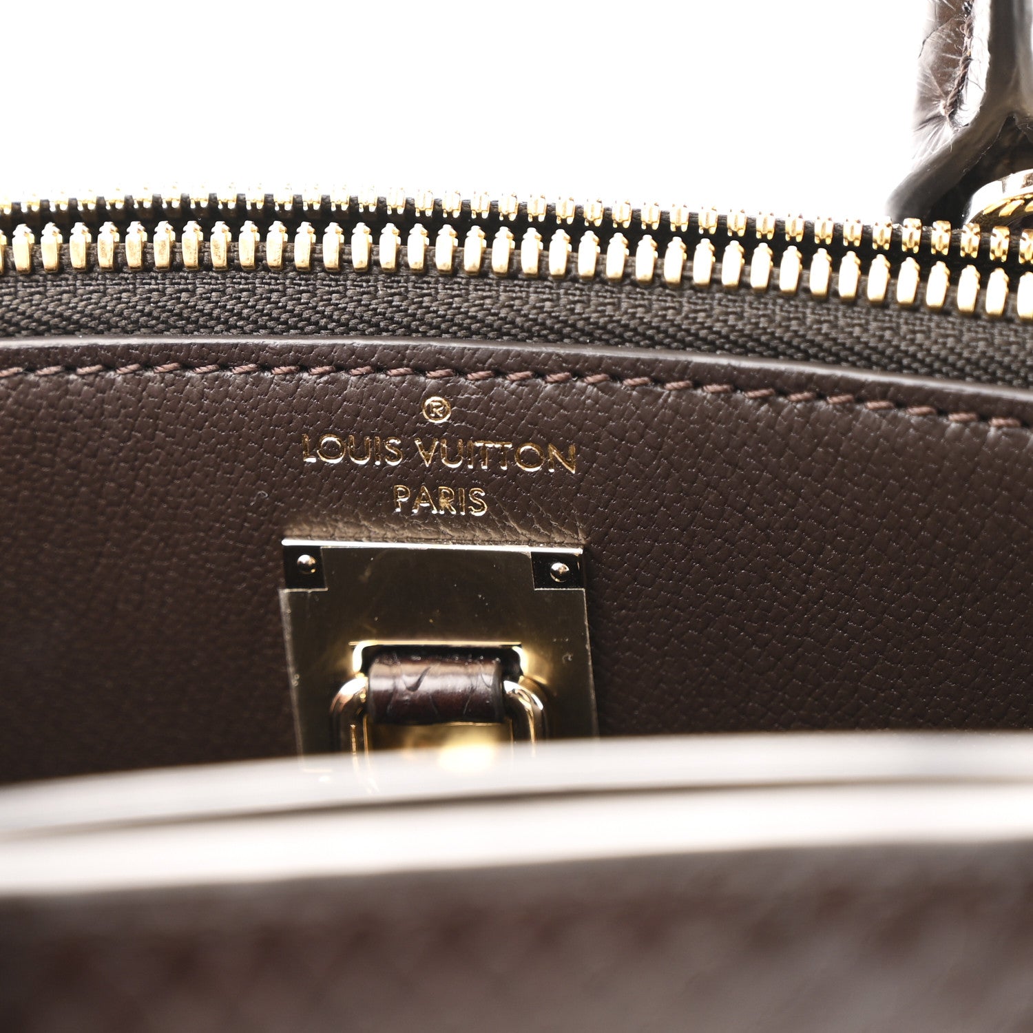 Louis Vuitton Snakeskin Monogram City Steamer Mini Brown 6 of 10