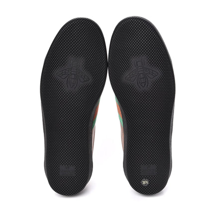 Gucci X DAPPER DAN Calfskin Suede GG Micro Monogram Womens G74 Sneakers 39.5 Black Cuir Burro 5 of 10