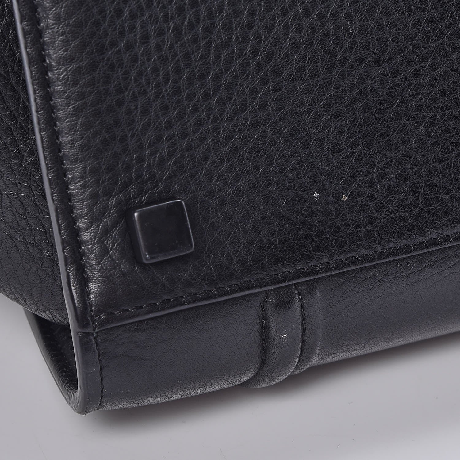 Celine Supple Calfskin Medium Phantom Luggage Black 9 of 10