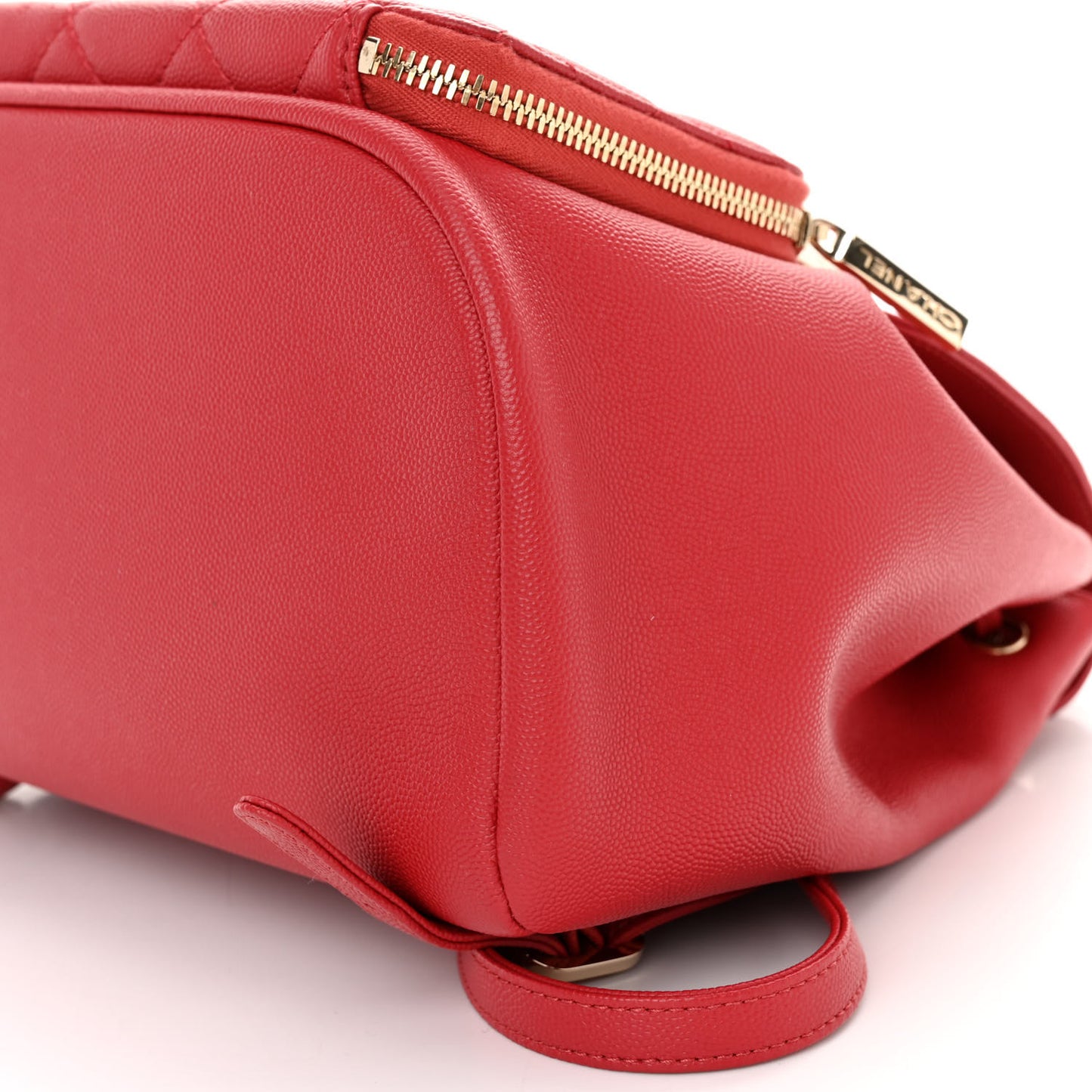 Caviar Quilted Business Affinity Backpack Red