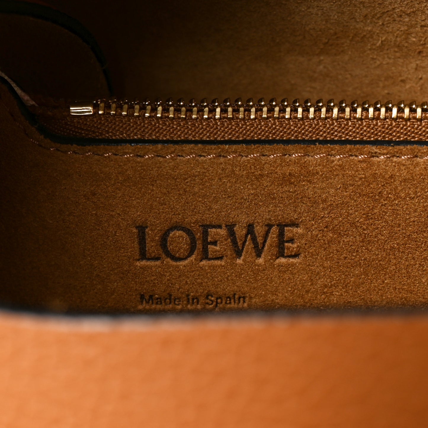 Grained Calfskin Large Gate Crossbody Bag Caramel Pecan