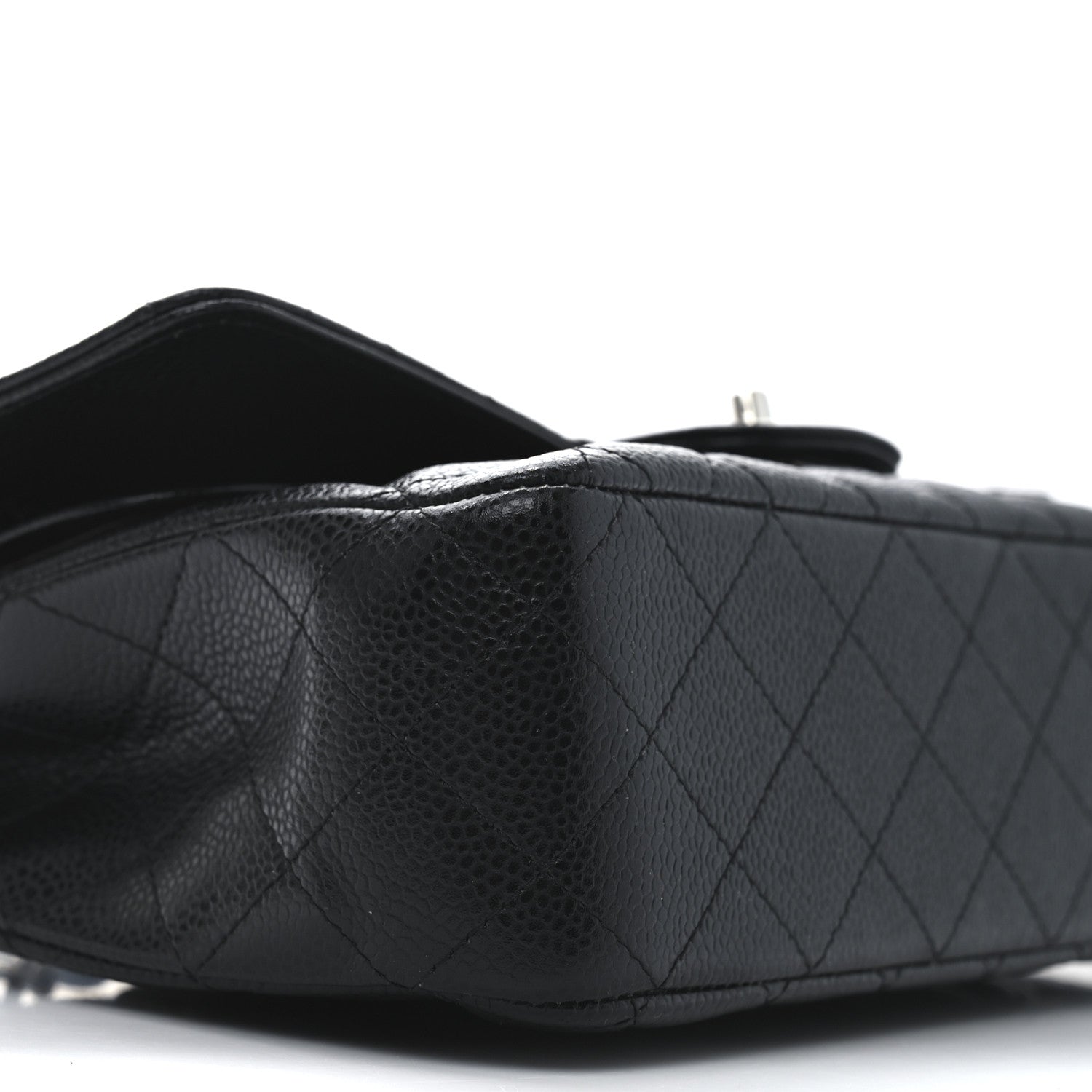 Chanel Caviar Quilted Medium Double Flap Black 9 of 10