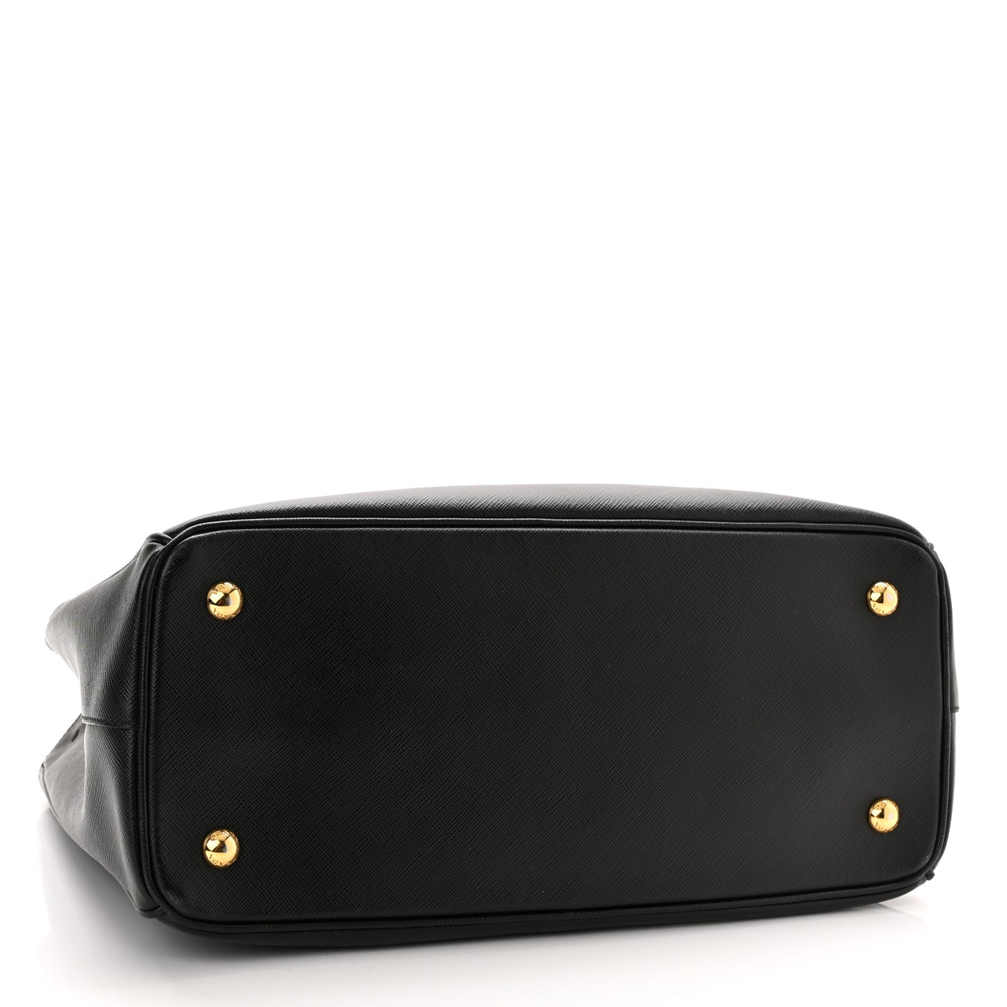 Saffiano Lux Medium Tote Black