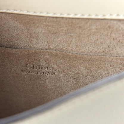 Chloe Calfskin Suede Small Nile Bracelet Bag Off White 5 of 8