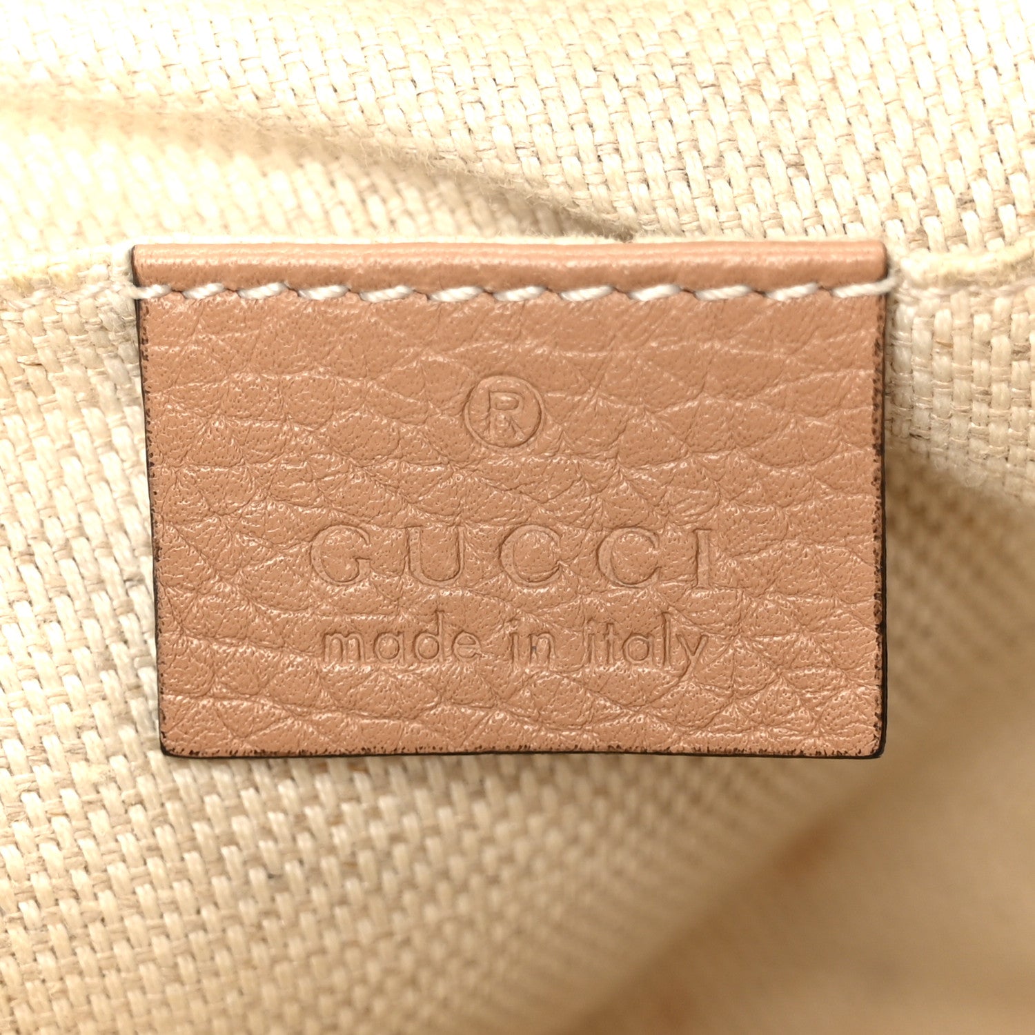 Gucci Pebbled Calfskin Small Soho Disco Bag Camelia 6 of 11