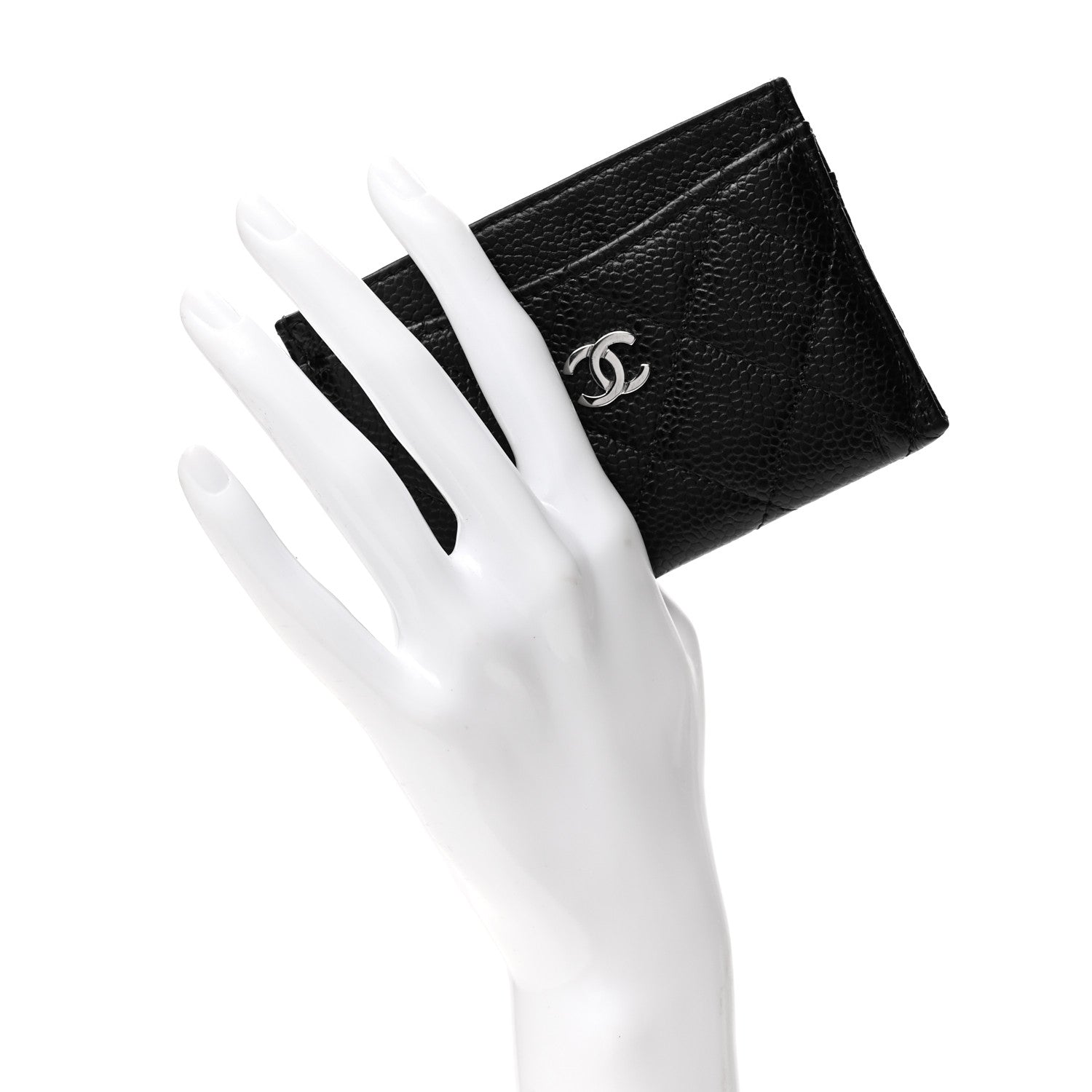 Chanel Caviar Quilted Card Holder Black 2 of 10