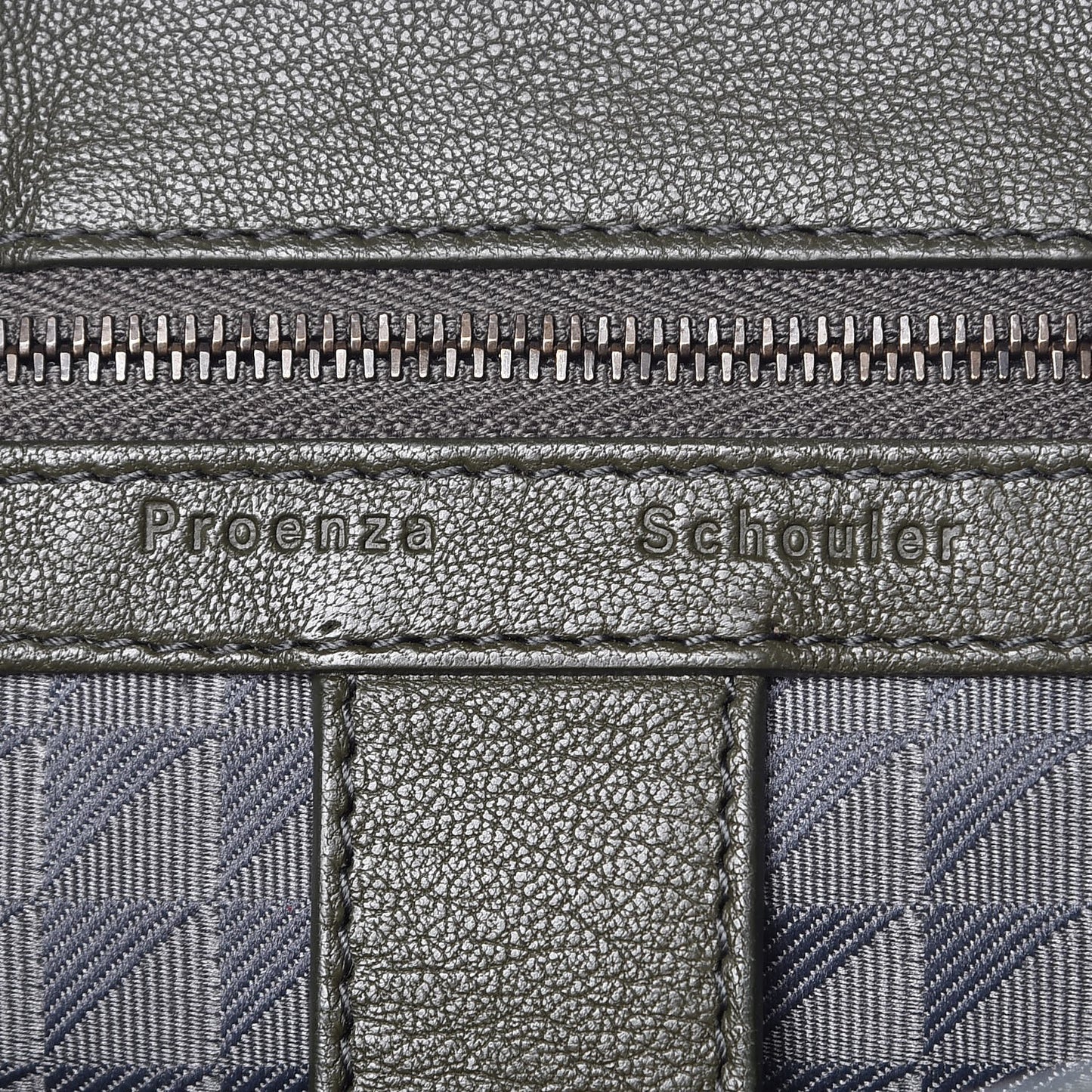 Lambskin Medium PS1 Satchel Military