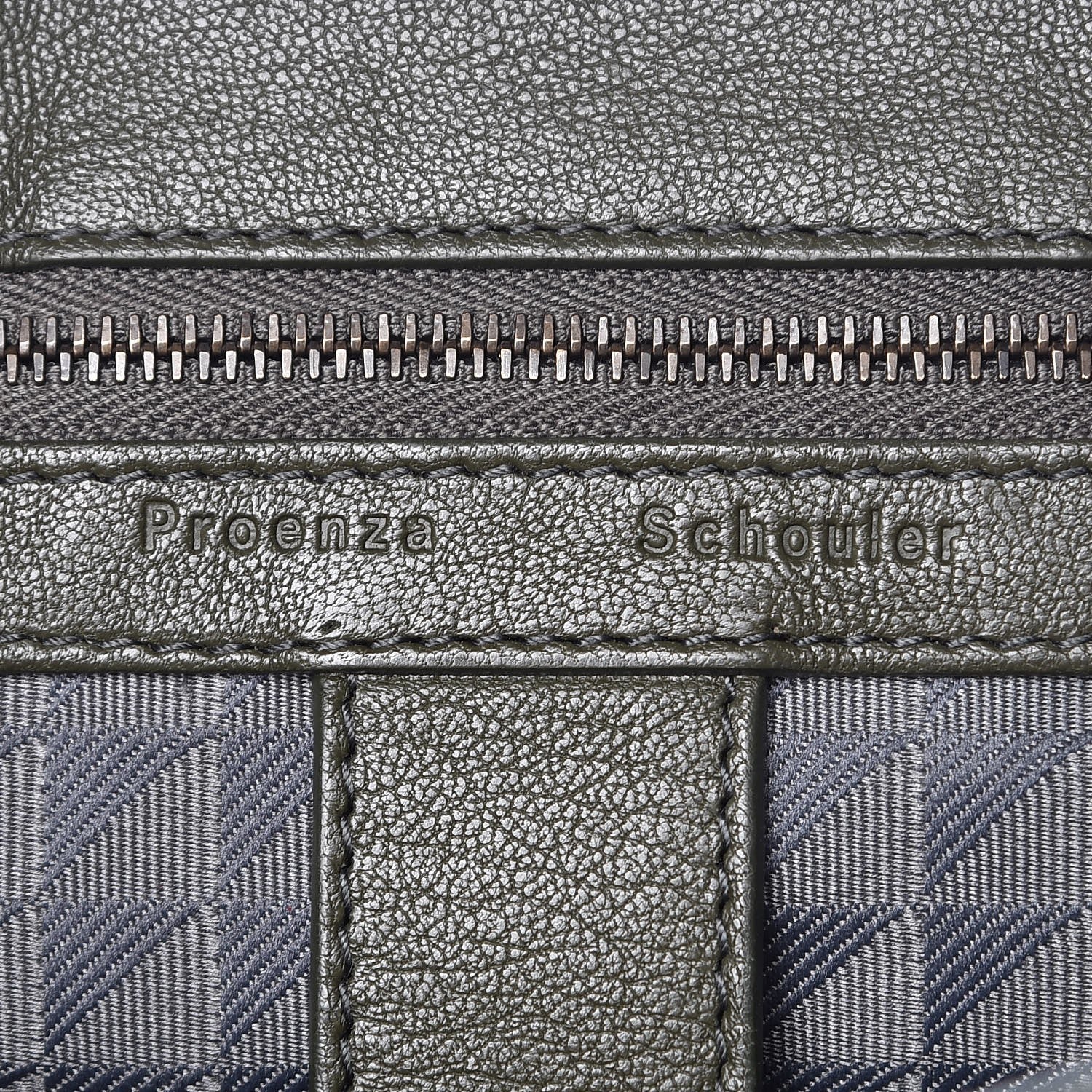 Proenza Schouler Lambskin Medium PS1 Satchel Military 6 of 8