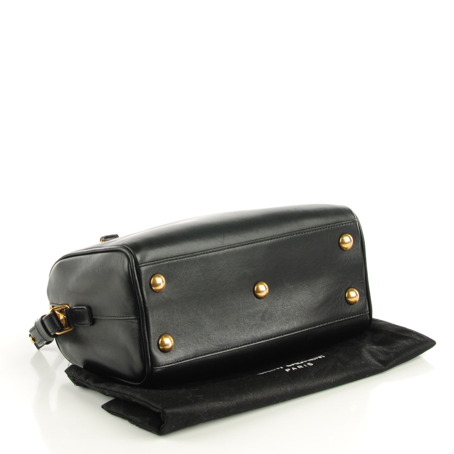 Saint Laurent Calfskin Classic Duffle 3 Black 4 of 8