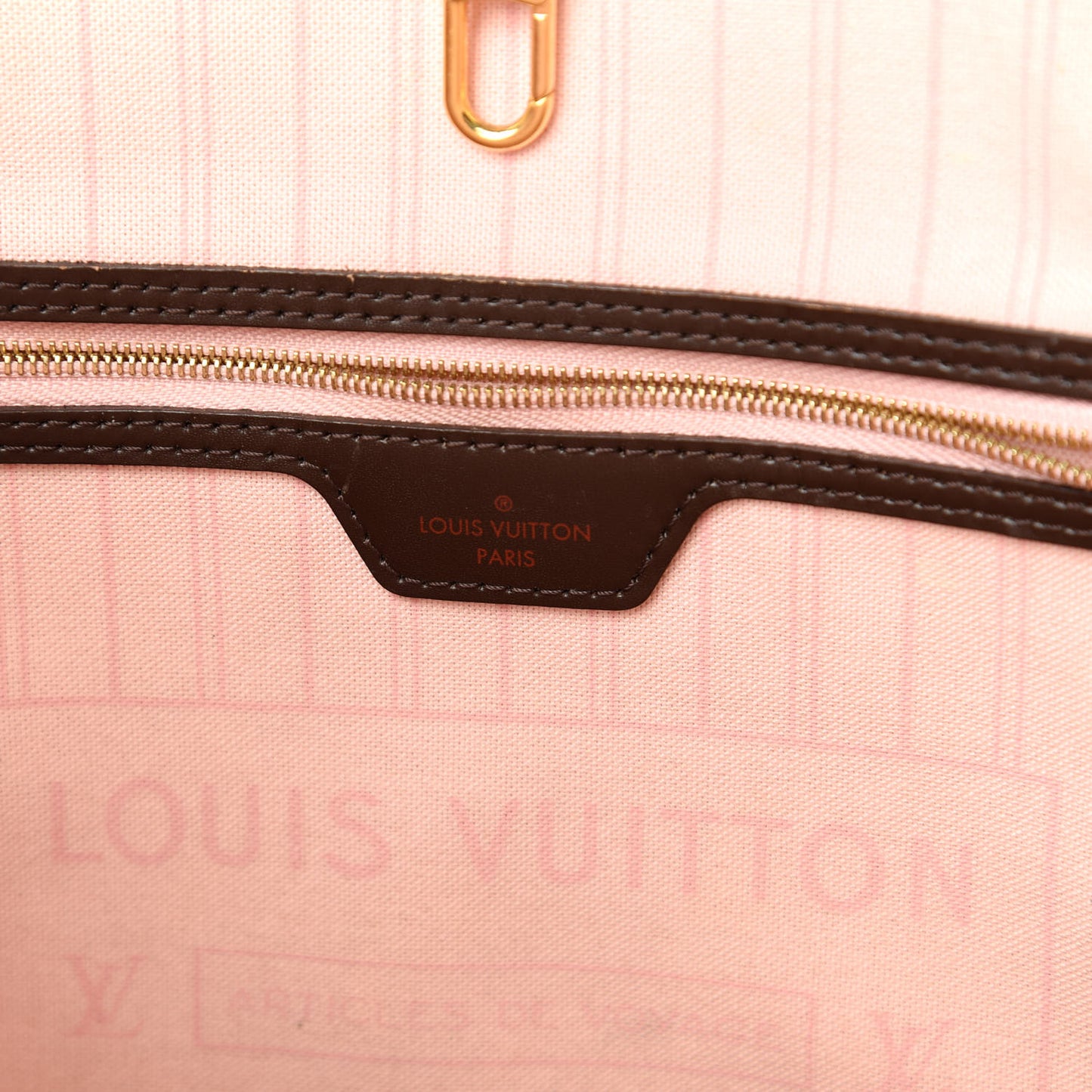 Damier Ebene Neo Neverfull MM Rose Ballerine