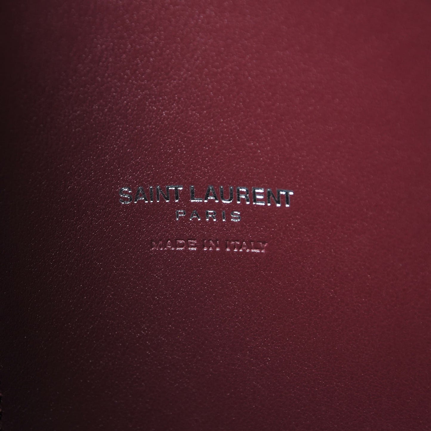 Grained Calfskin Topstitch Small Classic Sac De Jour Rouge Legion
