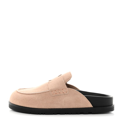 Hermes Suede Calfskin Go Mule 36 Beige Nude 1 of 9