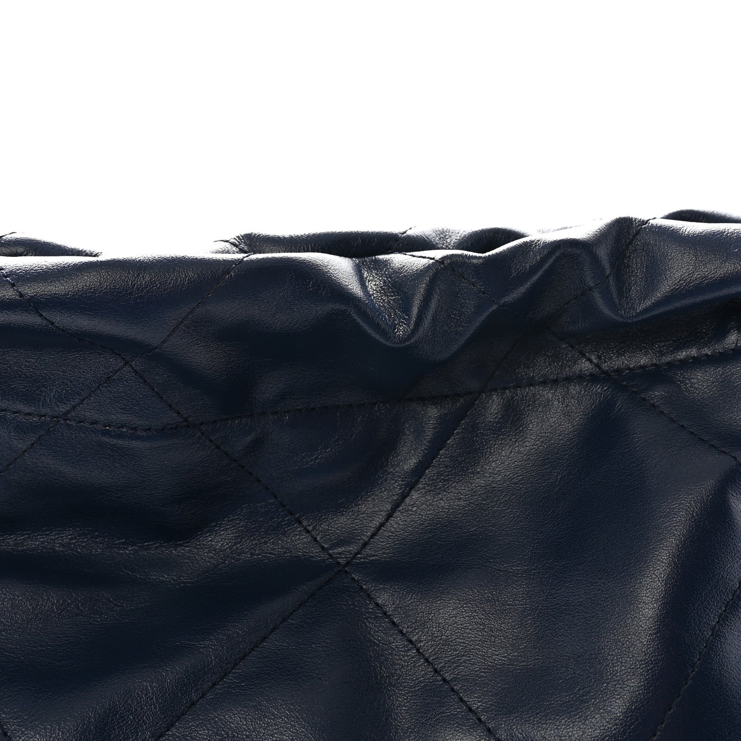 Chanel Shiny Calfskin Quilted Small Chanel 22 Navy 9 of 12