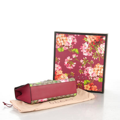 Gucci GG Supreme Monogram Blooms Medium Padlock Shoulder Bag Beige Multicolor Dry Rose 4 of 7