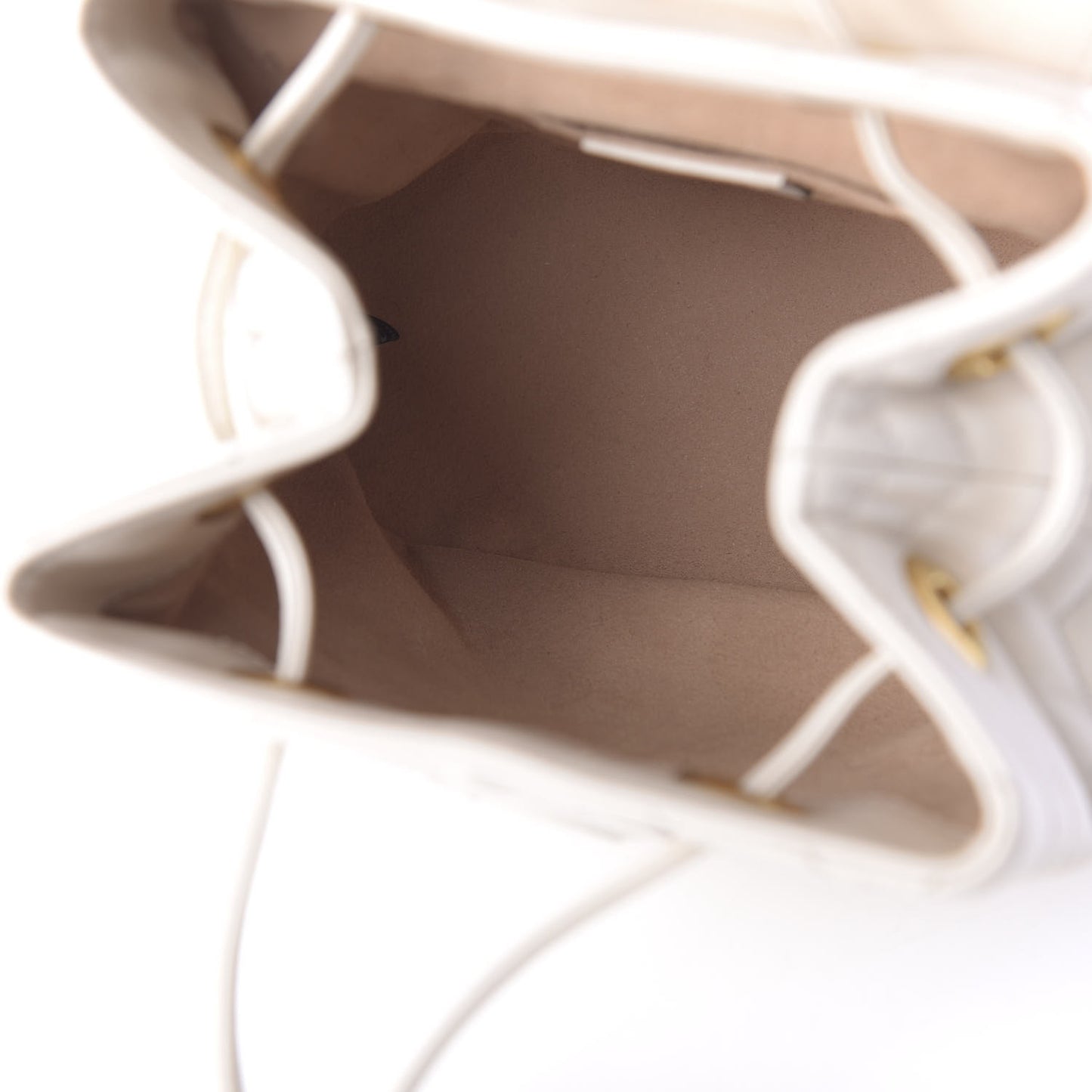 Calfskin Matelasse GG Marmont Flap Backpack White