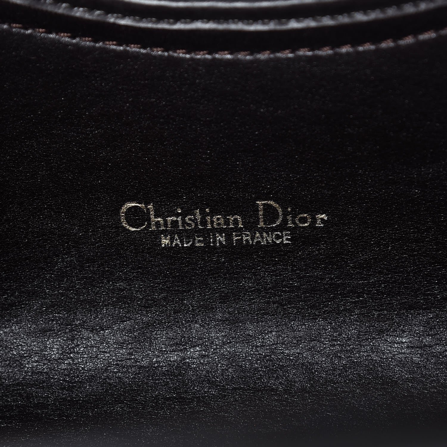Christian Dior Monogram Fold Over Clutch Brown 6 of 12