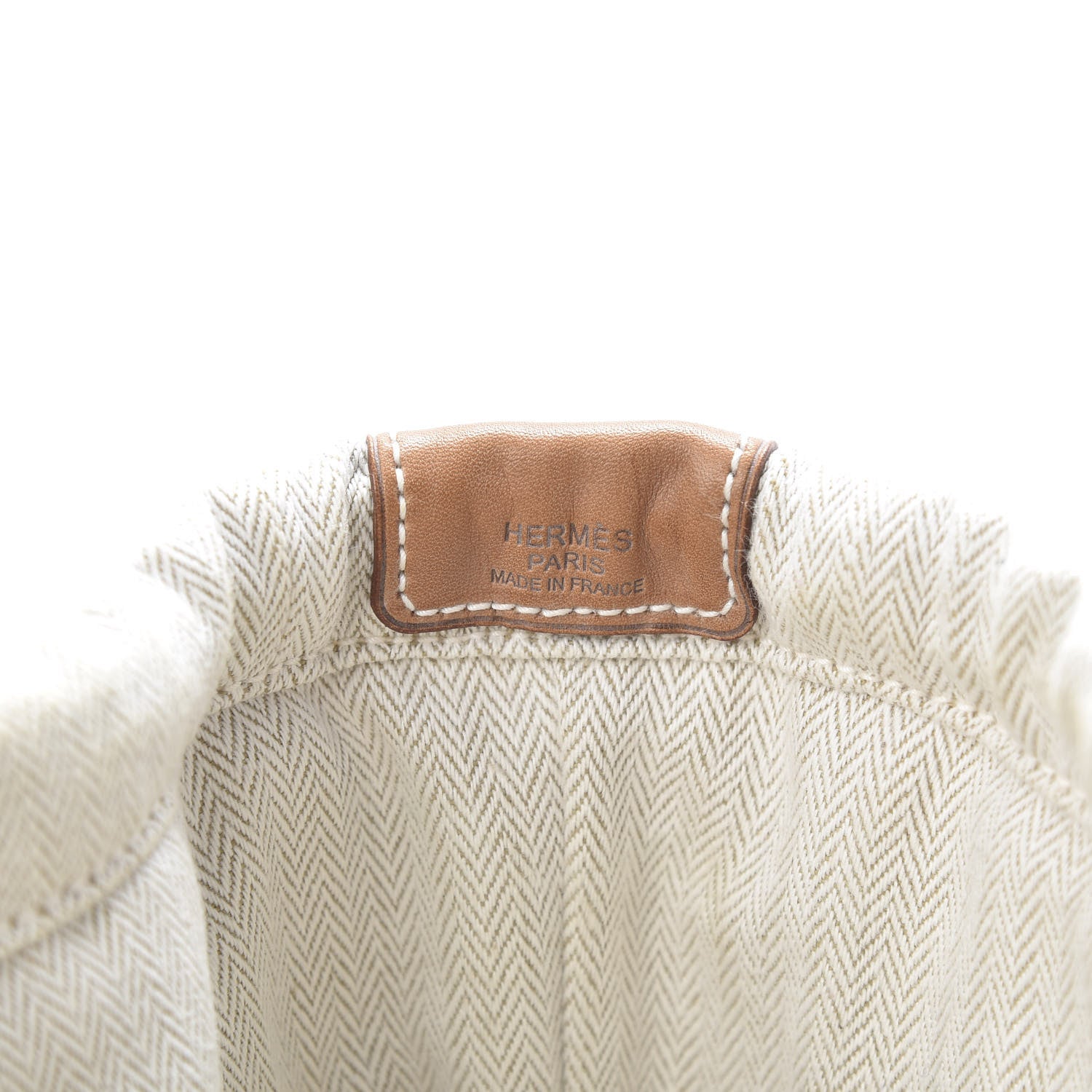 Hermes Canvas Barenia Fourbi 20 PM Pouch Naturel Fauve 6 of 8