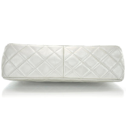 Chanel Lambskin Jumbo Flap Silver 6 of 10