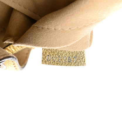 Louis Vuitton Metallic Calfskin Lockme Mini Backpack Gold 7 of 17