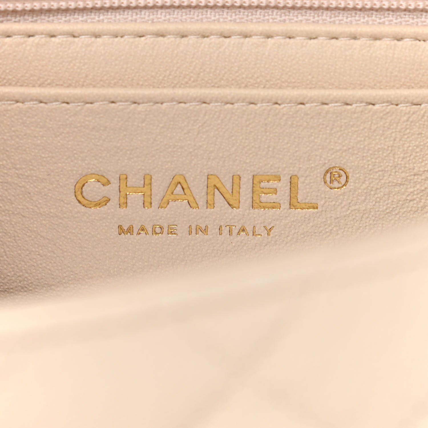 Chanel Caviar Quilted Mini Top Handle Rectangular Flap Beige 6 of 10