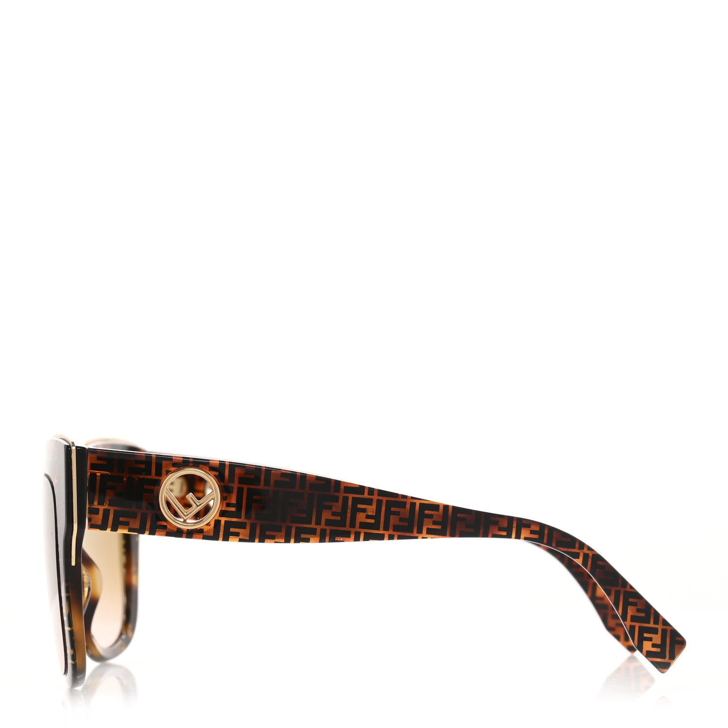 Fendi Acetate F is Fendi FF Cat Eye Sunglasses FF 0359/G/S Havana 3 of 10