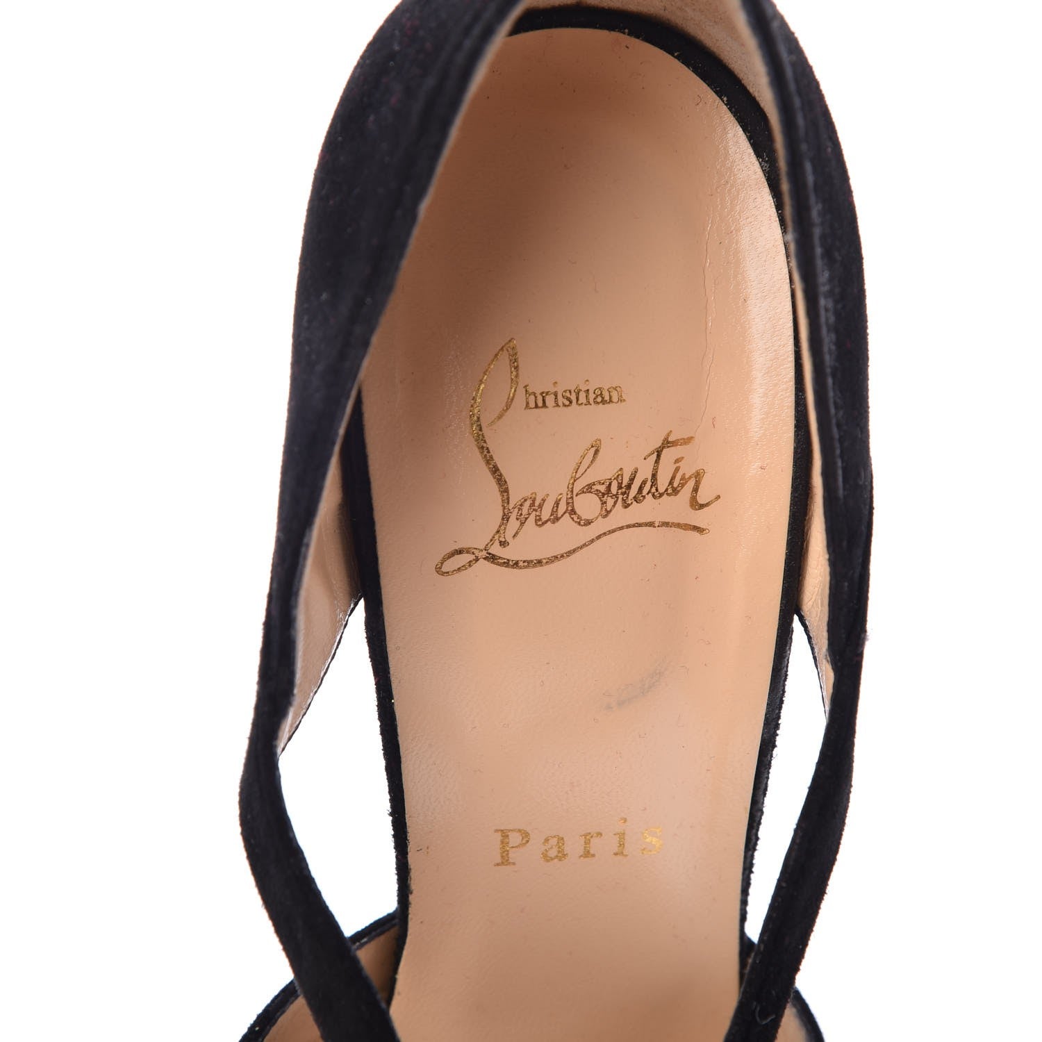 Christian Louboutin Suede Lady Corset 150 Pumps 39 Black 9 of 9
