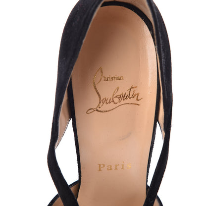 Christian Louboutin Suede Lady Corset 150 Pumps 39 Black 9 of 9