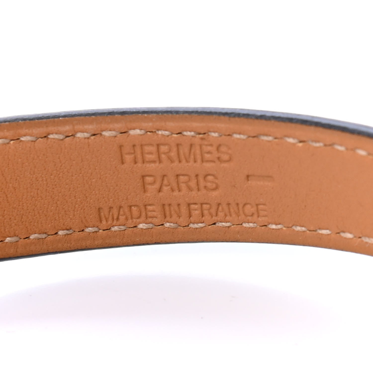 Hermes Lizard Kelly Double Tour Bracelet T3 Black 3 of 4