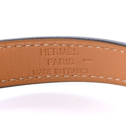 Hermes Lizard Kelly Double Tour Bracelet T3 Black 3 of 4