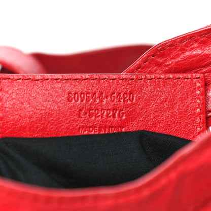 Balenciaga Agneau Giant 12 Silver Hardware Mini City Rouge Cardinal 7 of 25