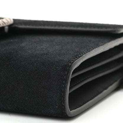 Gucci Suede Mini Dionysus Chain Wallet Black 10 of 10