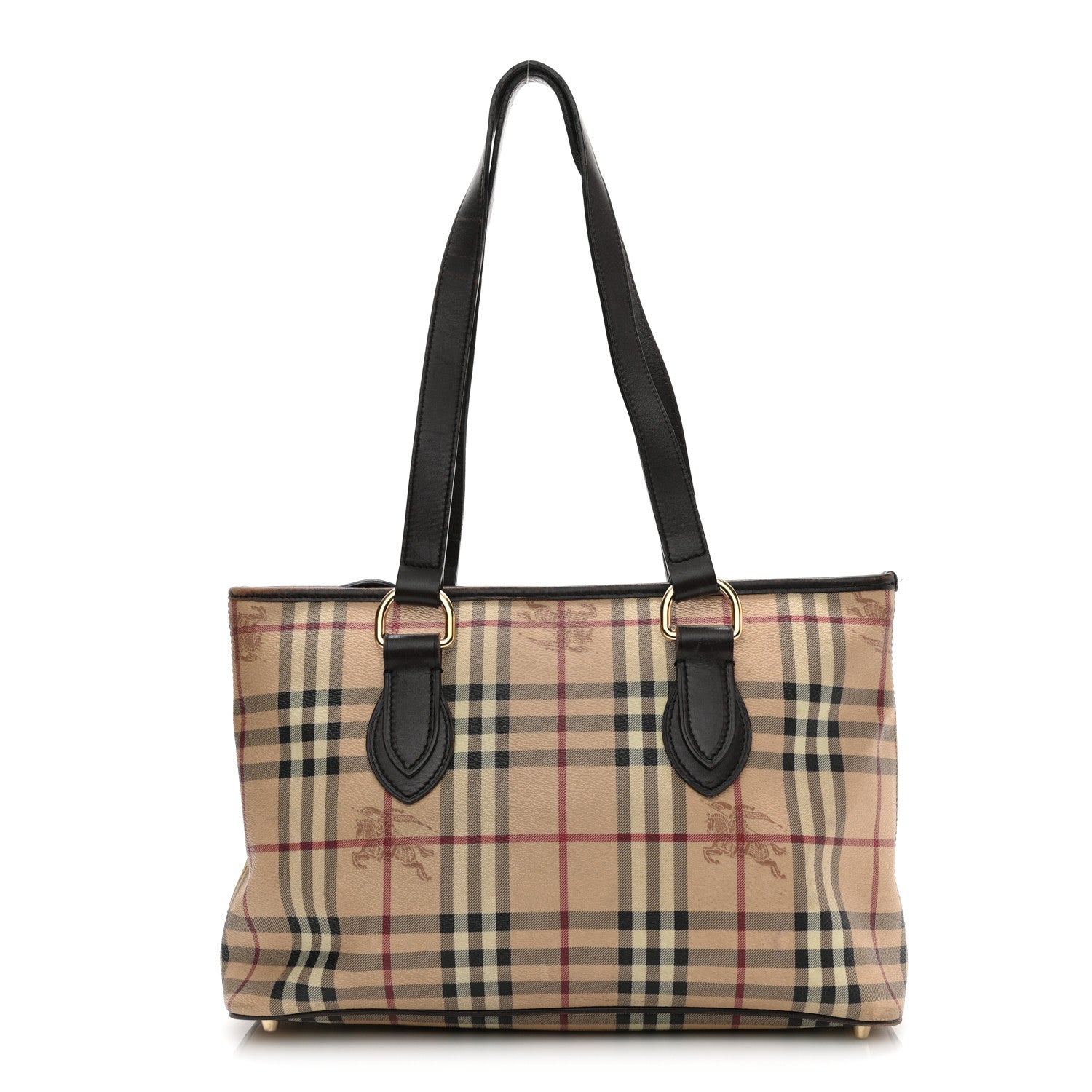 Burberry Haymarket Check Medium Regent Tote Chocolate 1 of 15