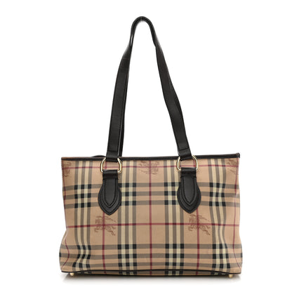 Burberry Haymarket Check Medium Regent Tote Chocolate 1 of 15
