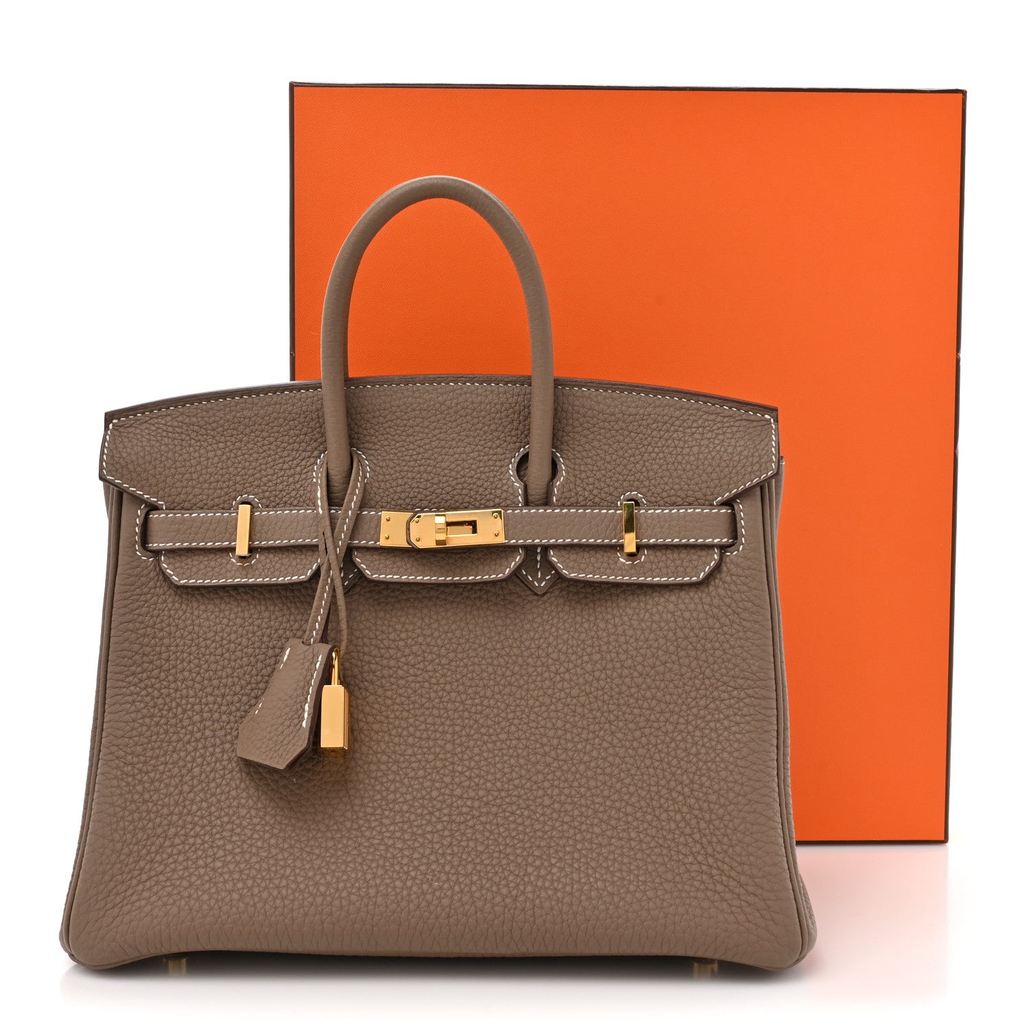 Hermes Togo Birkin 25 Etoupe 12 of 12