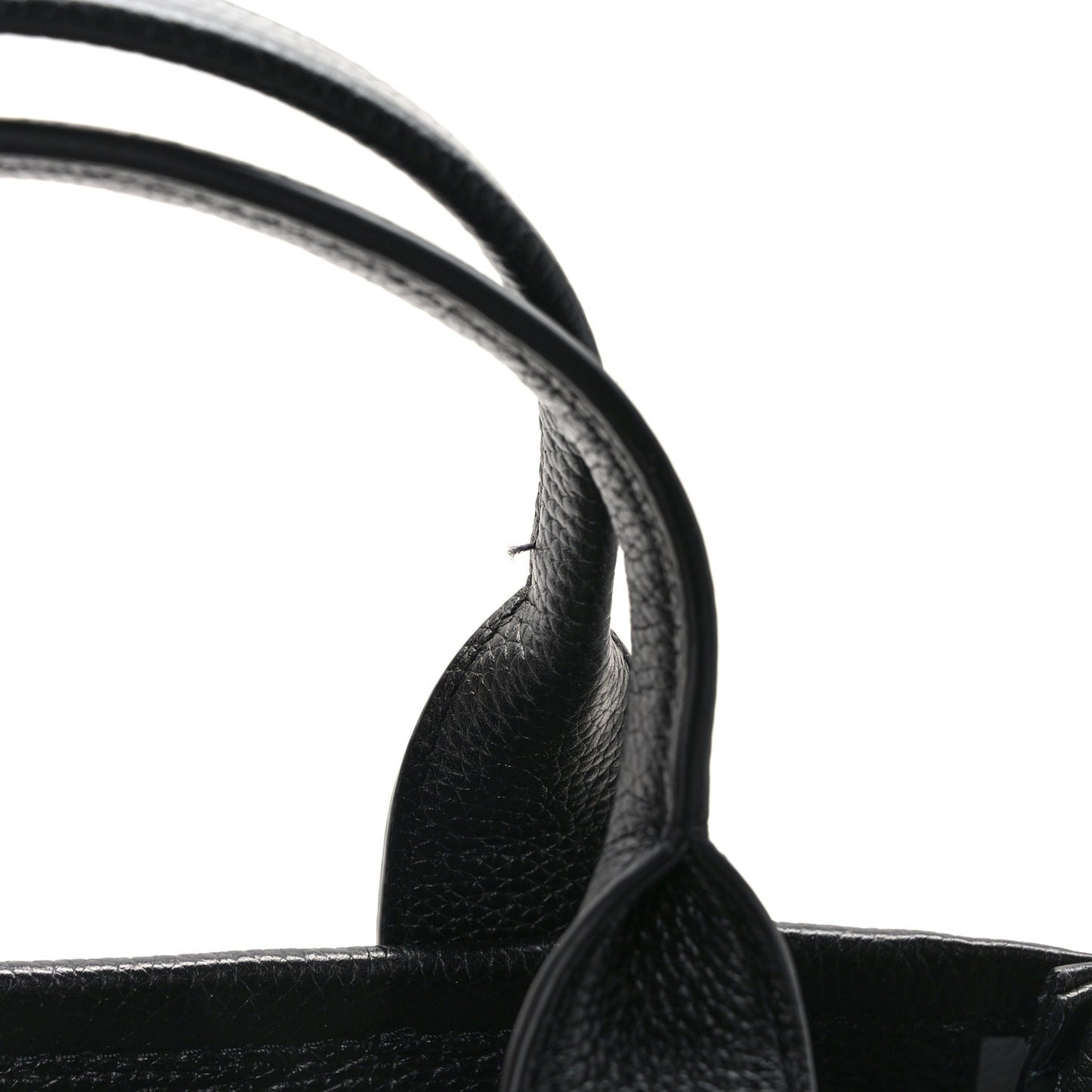 Grained Calfskin Medium The Tote Bag Black