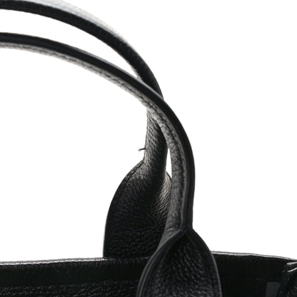 Marc Jacobs Grained Calfskin Medium The Tote Bag Black 13 of 15