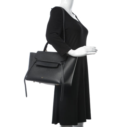 Celine Grained Calfskin Mini Belt Bag Black 2 of 18