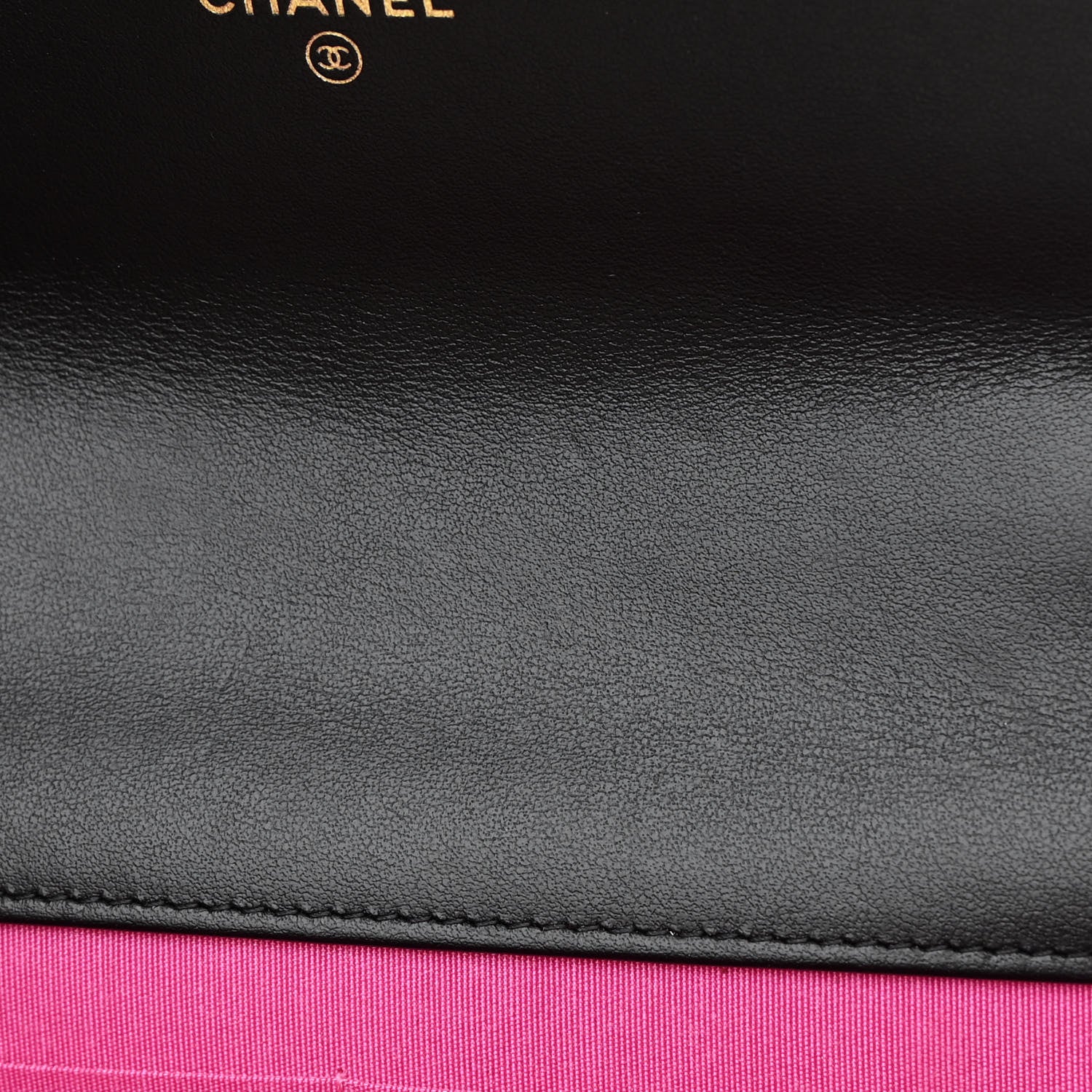 Chanel Fabric Printed Chanel 19 Wallet On Chain WOC Black Multicolor 13 of 14