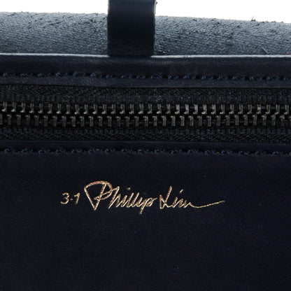 3.1 Phillip Lim 3.1 Calfskin Tri-Color 31 Hour Bag Navy 6 of 8