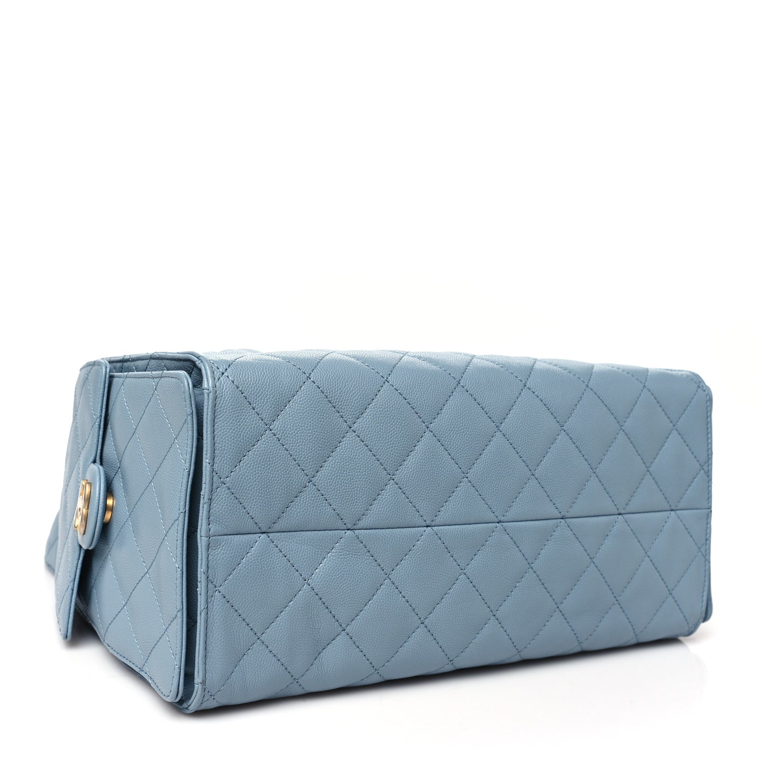 Chanel Caviar Quilted Medium Chanel 25 Handbag Blue 5 of 11